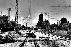 poduene station 2020.06 as graphic bw
