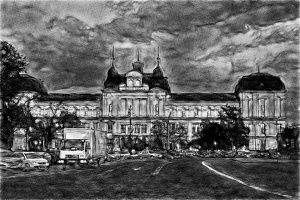 national art gallery for foreign art.2019.04 rt sketch bw