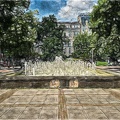 city garden fountain 2022.02 rt sketch